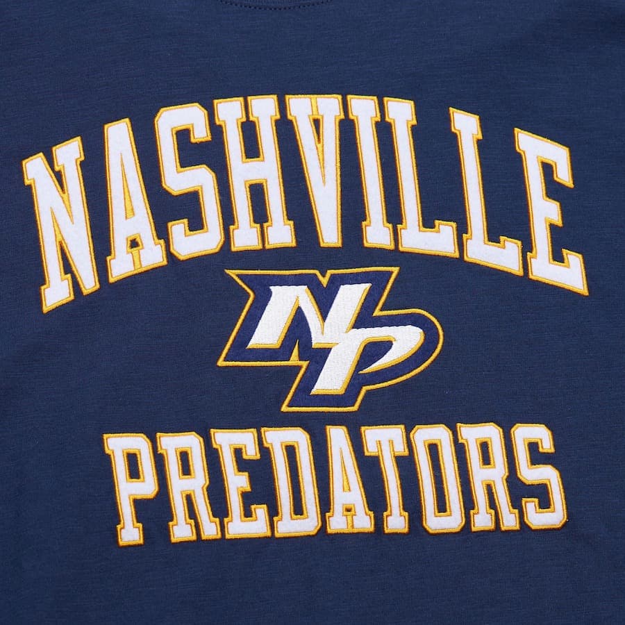 Футболка Mitchell & Ness Navy Nashville Predators Legendary Slub T-Shirt
