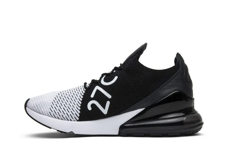 Кроссовки Nike Air Max 270 Flyknit 'White Black'
