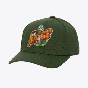 Mitchell-Ness-Green-Seattle-SuperSonics-Polka-Polka-Pro-Adjustable-Hat-300x300