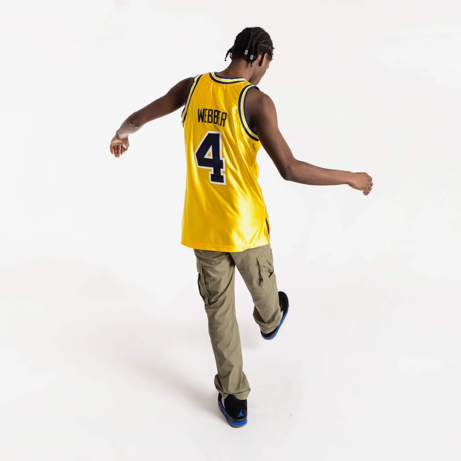 Баскетбольная джерси Mitchell & Ness Chris Webber Michigan Wolverines NCAA Authentic Jersey