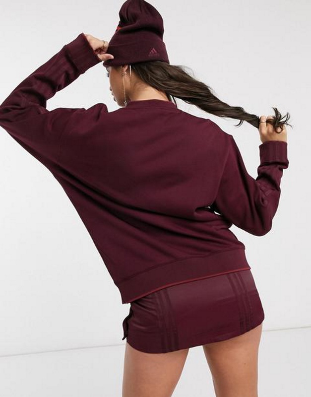 Свитшот adidas Ivy Park Crew Sweatshirt Maron/Noble Maroon