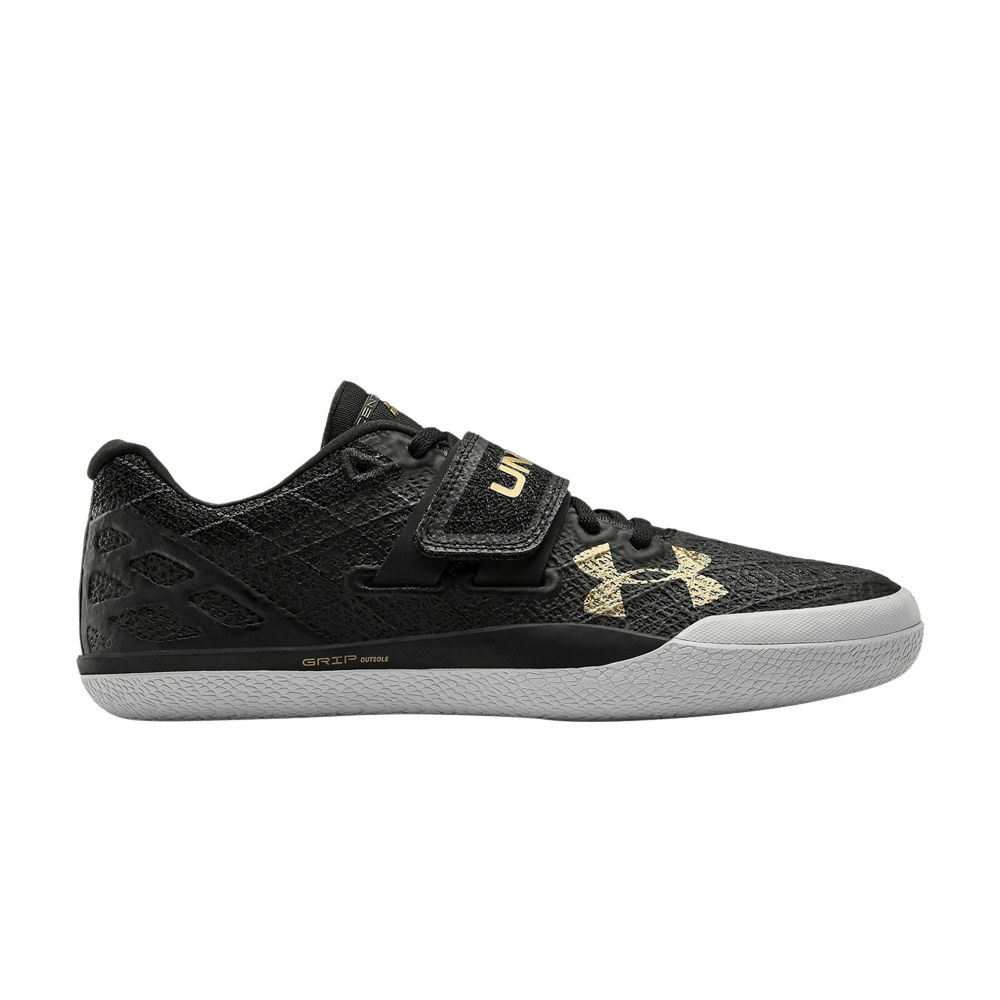 Кроссовки Under Armour Centric Grip 'Black Metallic Victory Gold'