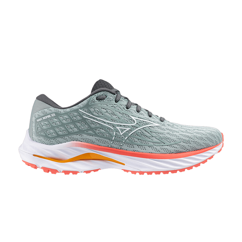 Кроссовки Mizuno Wmns Wave Inspire 20 'Grey Mist Red'