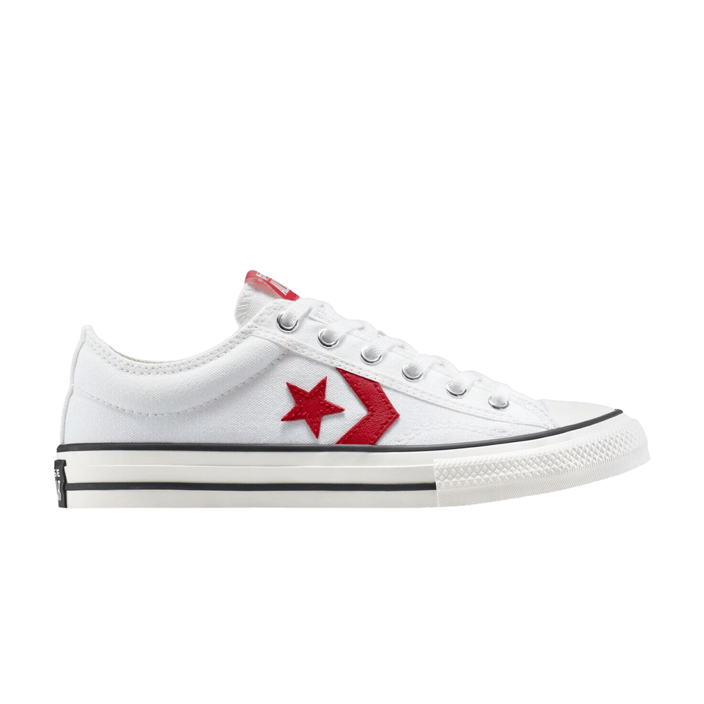 Кроссовки Converse Star Player 76 Low GS 'Foundational Canvas - White Red'