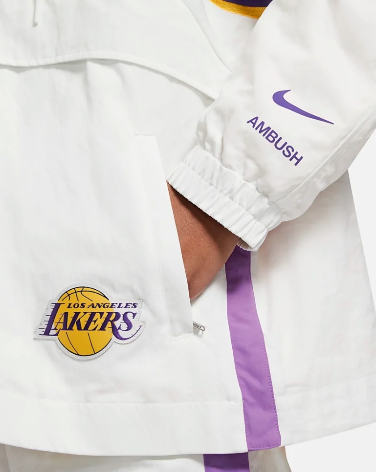 Nike-x-Ambush-NBA-Collection-Lakers-Jacket-White-Purple-Gold-8
