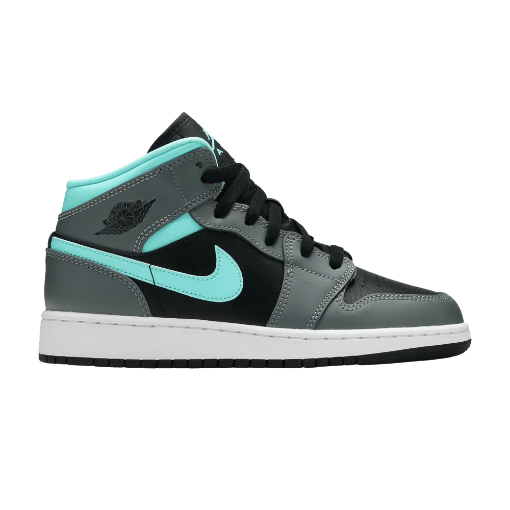 Krossovki-Air-Jordan-1-Mid-GS-Grey-Aqua