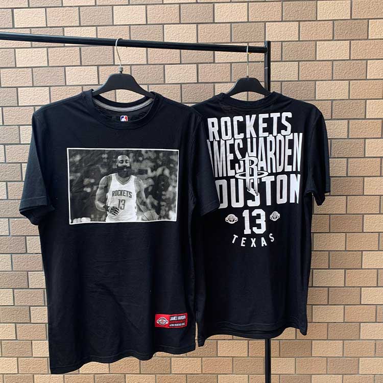 2020_NBA_Top_Players_Black_Tee_James_Harden