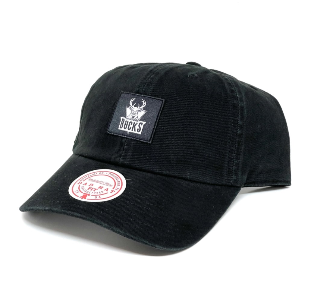 Кепка Mitchell & Ness Milwaukee Bucks NBA Box Out Strapback Dad Hat