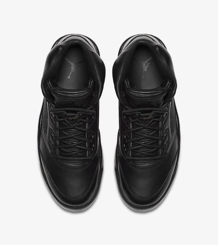 Кроссовки Air Jordan 5 Retro Premium 'Triple Black'