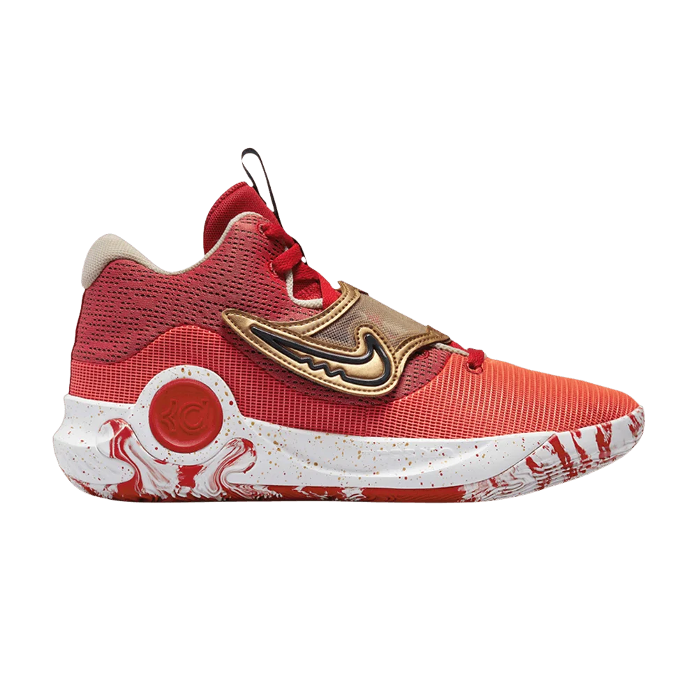 Кроссовки Nike KD Trey 5 X EP 'University Red Metallic Gold'