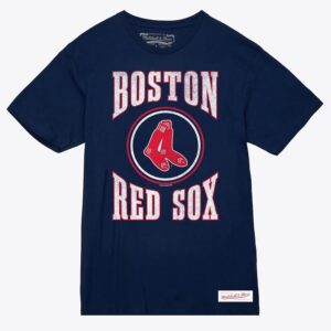 Mitchell-Ness-Navy-Boston-Red-Sox-Arched-Logo-Slub-T-Shirt-300x300