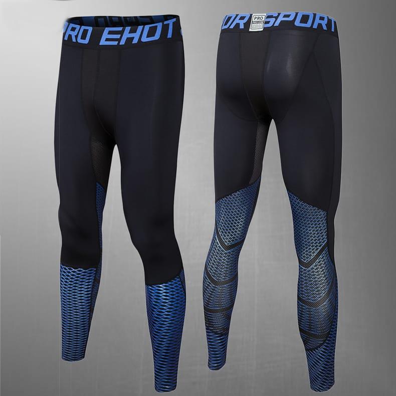 Тайтсы Ehot Blue Mesh Black Tights