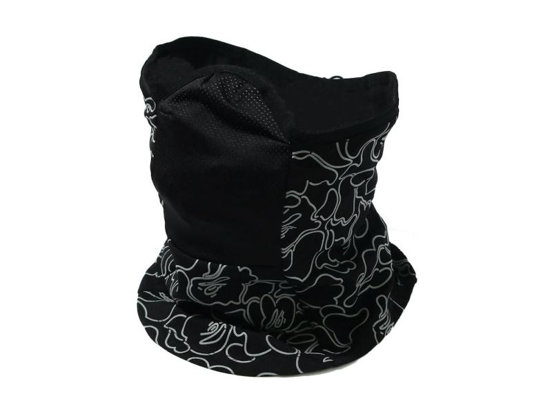 Маска BAPE ABC Neon Camo Sports Mask Black