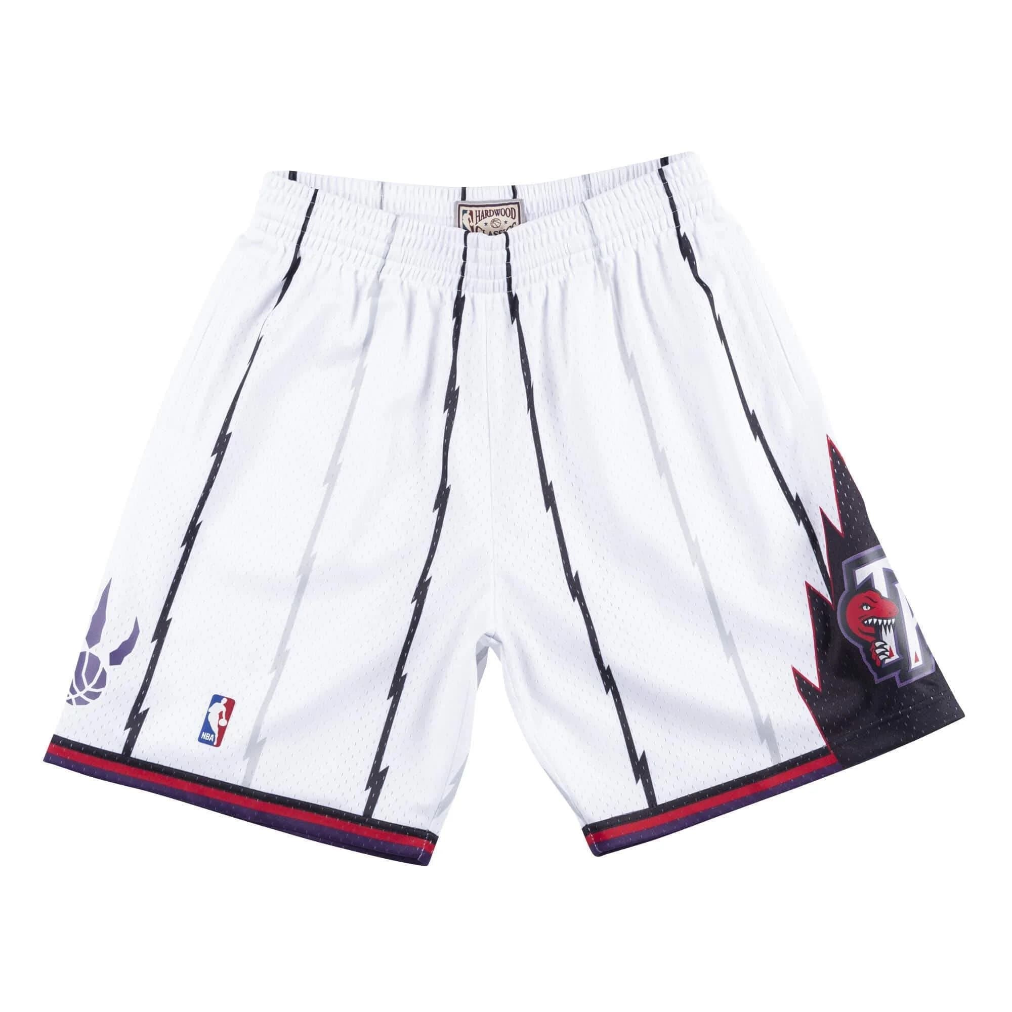 Спортивные шорты Mitchell & Ness Toronto Raptors 1998-99 Hardwood Classics Throwback Swingman NBA White Shorts