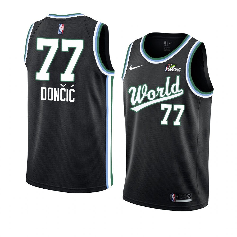2019-Team-USA-Luka-Doncic-77-NBA-Rising-Star-Black-Swingman