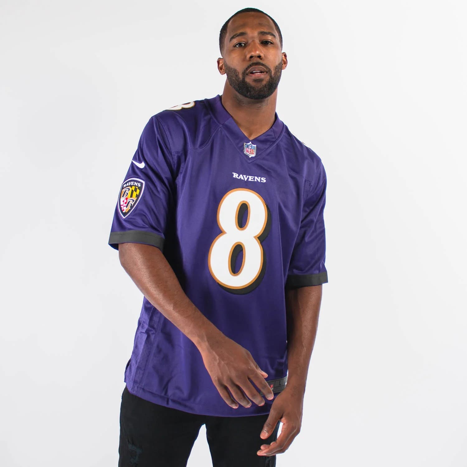 Футболка Nike Lamar Jackson Baltimore Ravens Home NFL Limited Jersey