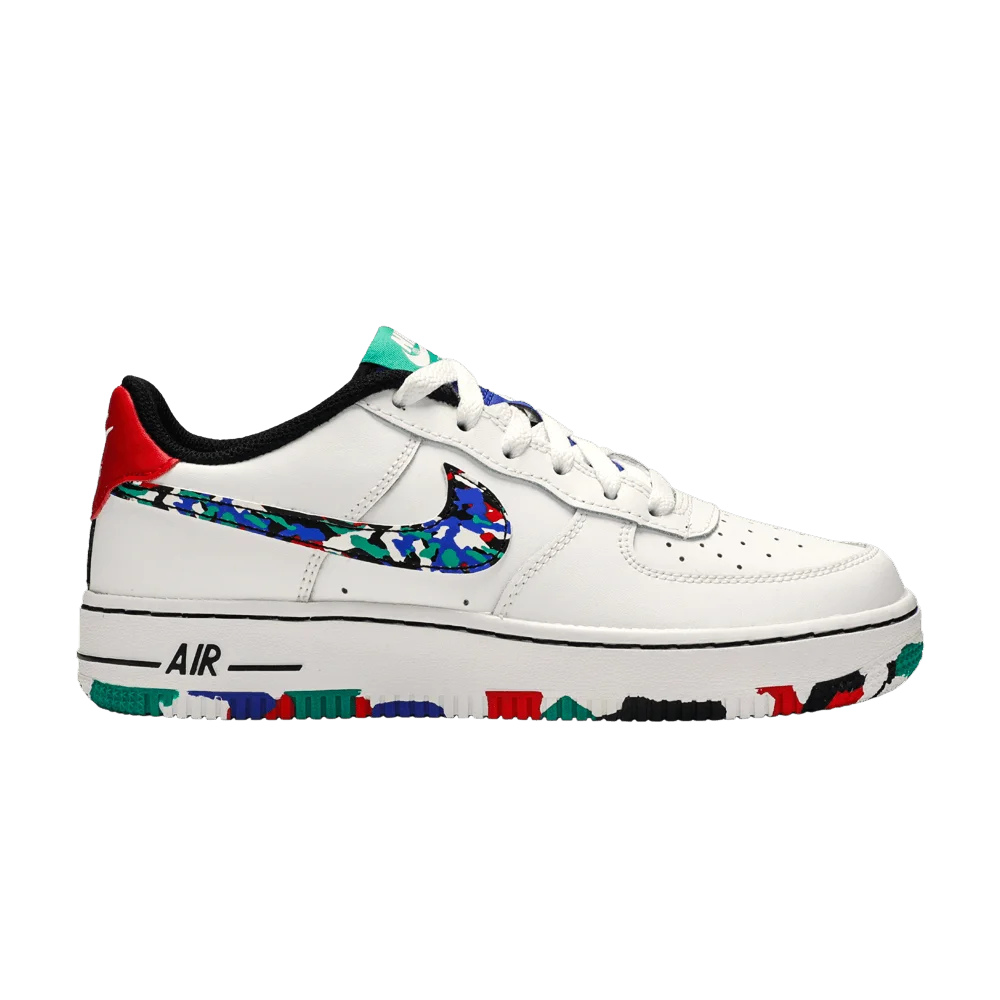 Krossovki-Nike-Air-Force-1-Low-GS-Crayon-White-Multi