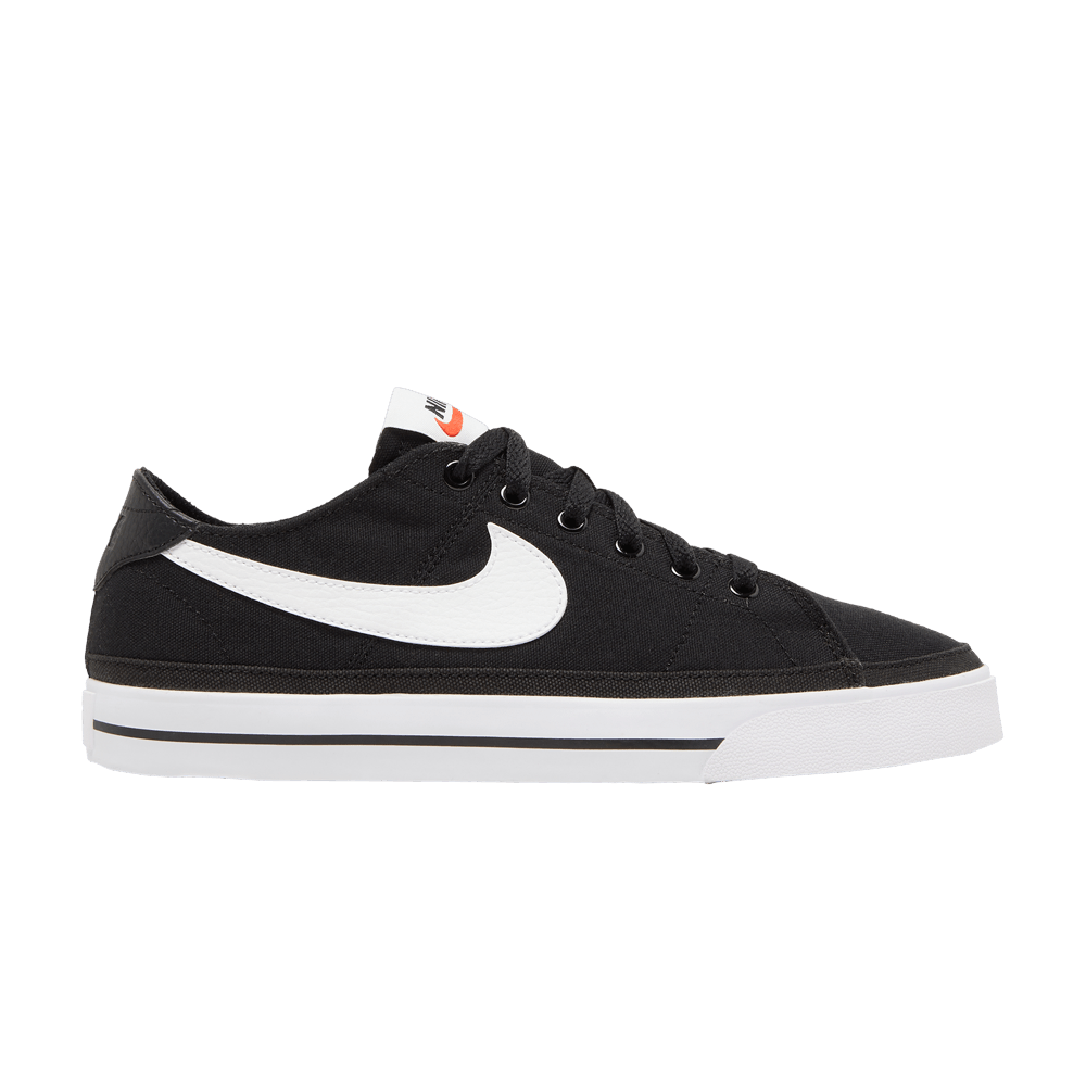 Nike Wmns Court Legacy Canvas 'Black White'