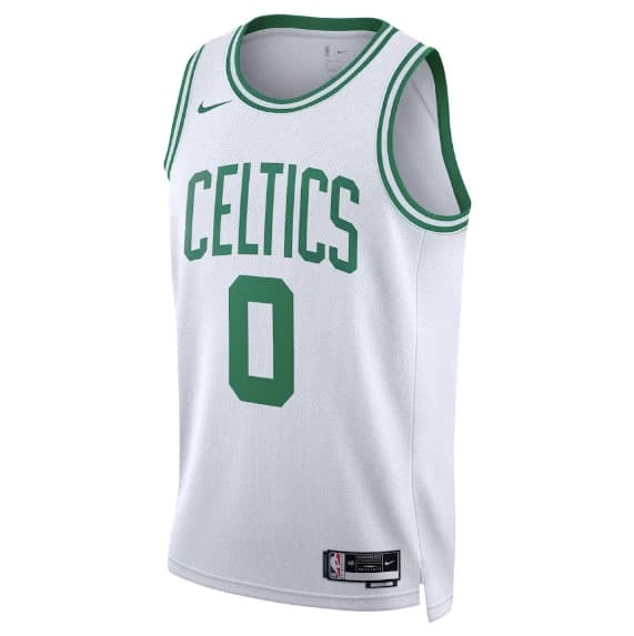 Баскетбольная джерси 2023-24 Boston Celtics Jayson Tatum #0 Swingman Association Edition White Jersey