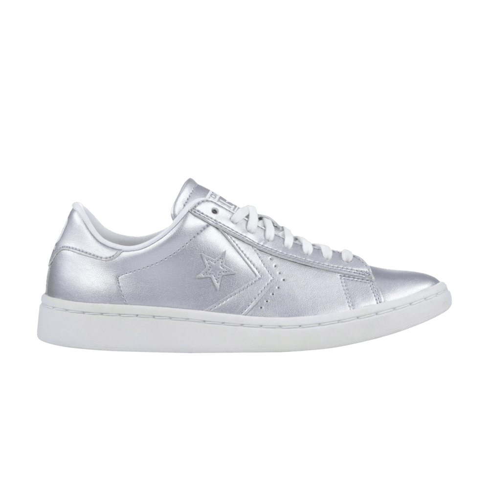 Кроссовки Converse Wmns Pro Leather Low 'Silver'