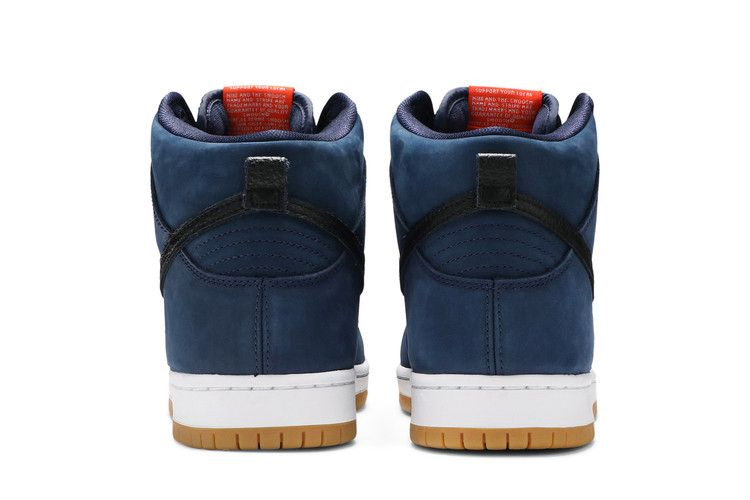 Кроссовки Nike Dunk High Pro ISO SB 'Orange Label - Midnight Navy'