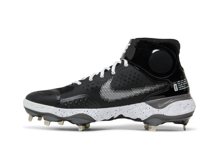 Кроссовки Nike Alpha Huarache Elite 3 Mid 'Black White'