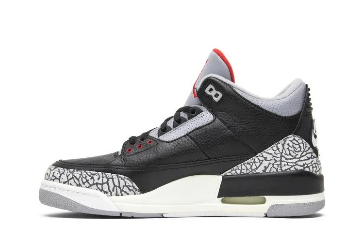 Кроссовки Air Jordan 3 Retro 'Black Cement' 2001