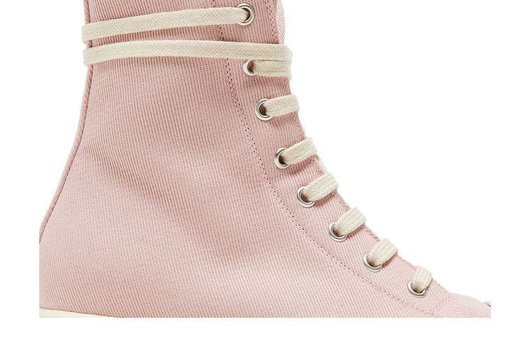 Rick Owens Wmns EDFU DRKSHDW Canvas Abstract High 'Faded Pink'