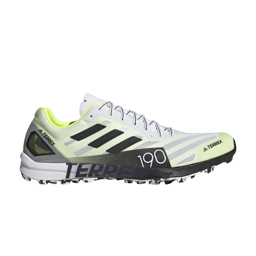 Кроссовки Adidas Terrex Speed Pro Trail 'White Solar Yellow'