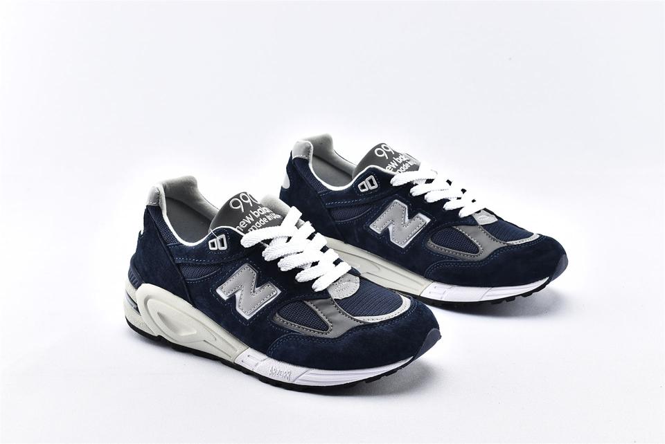 Кроссовки New Balance 990v2 Made in USA 'Navy White'