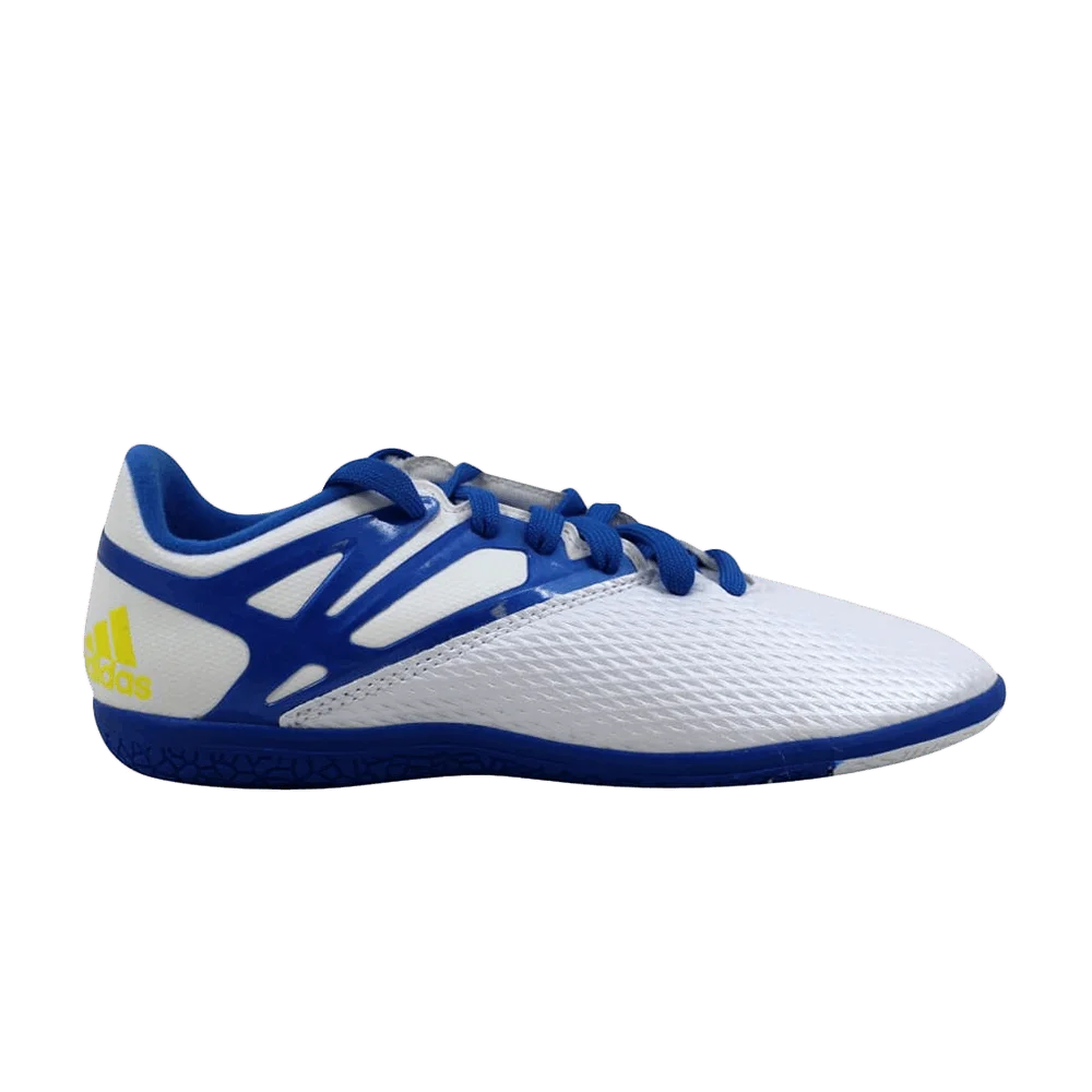 Krossovki-Adidas-Messi-15.3-IN-J-White-Blue-Black