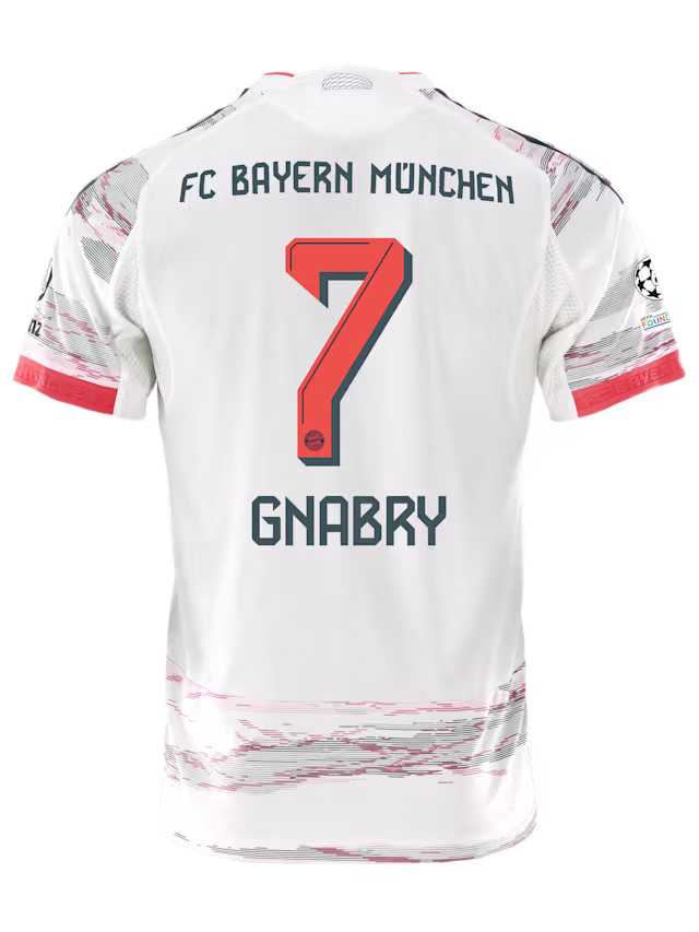 Женское футбольное джерси FC Bayern Munich Away Jersey 25-26 GNABRY 7
