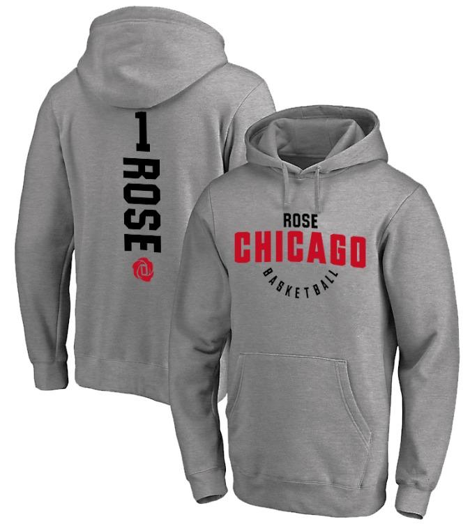 Худи 2018 Derrick Rose #1 Chicago Basketball Hoodie