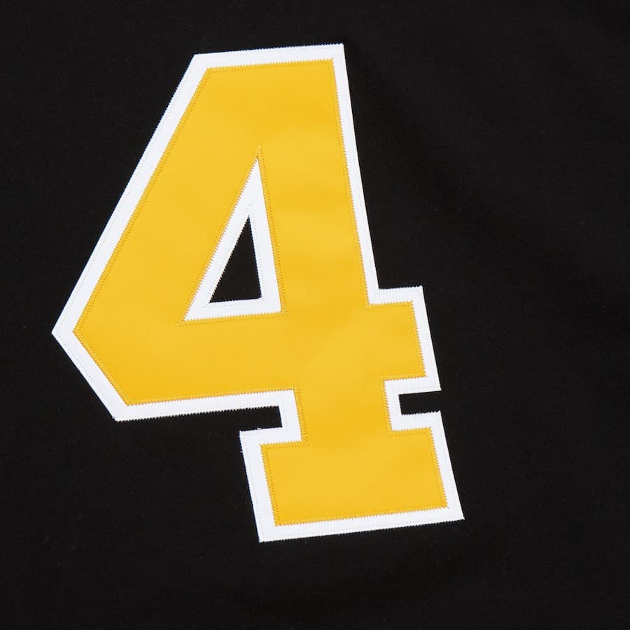 Худи Mitchell & Ness Bobby Orr Black Boston Bruins 1971 Name & Number Fleece Pullover Hoodie