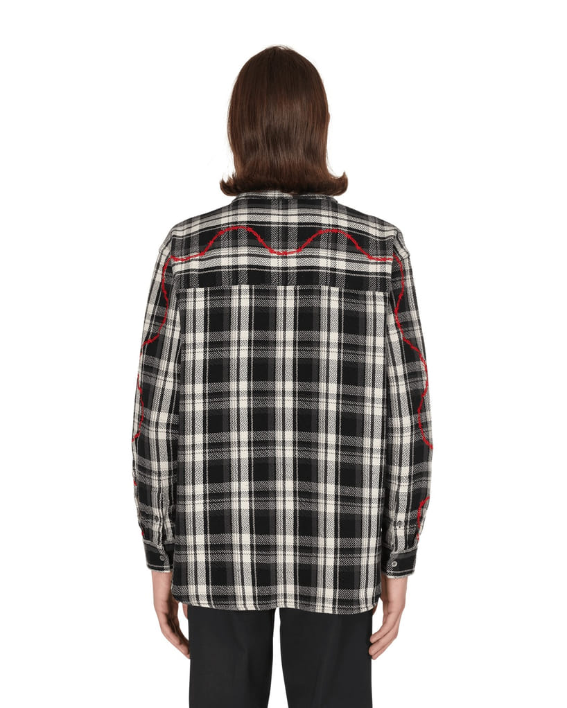 Рубашка Awake Heavyweight Barbed Wire Flannel Black