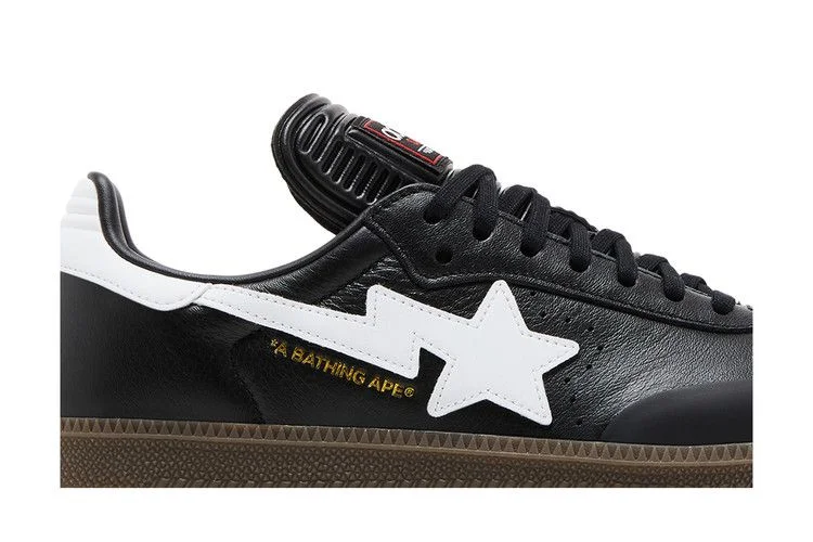 Кроссовки BAPE x adidas Samba 'Black White Gum'