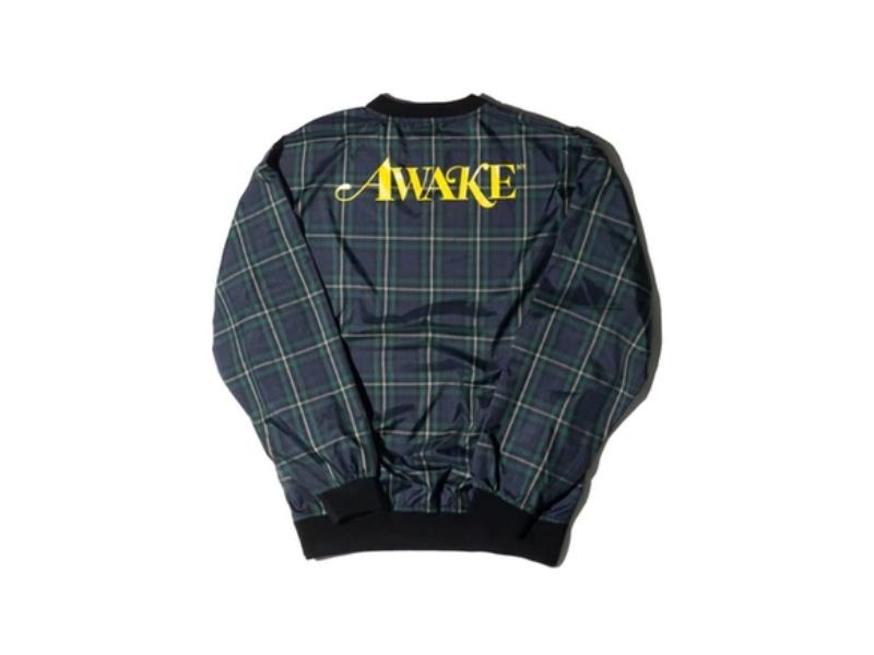 Ветровка Awake Plaid Windbreaker Pullover Jacket Green