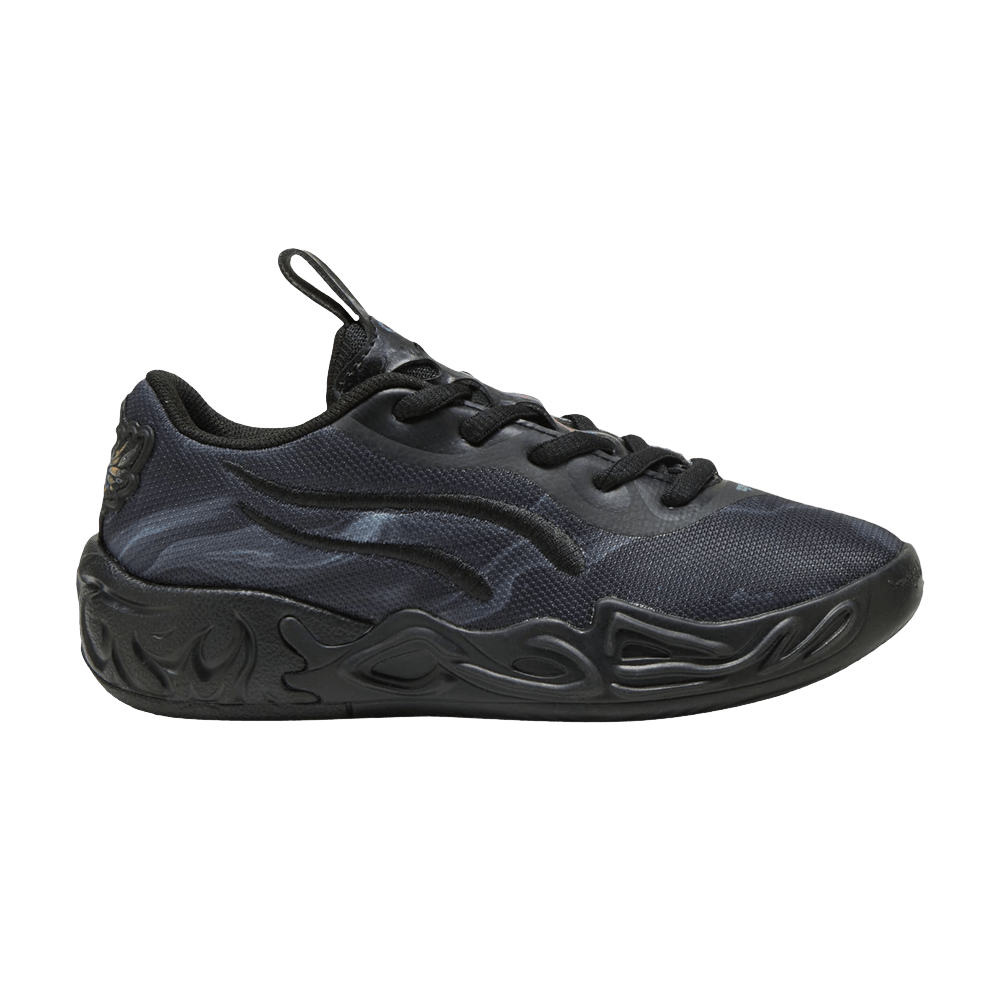 Кроссовки Puma MB.04 Lo Team Little Kid 'Black Dark Amethyst'