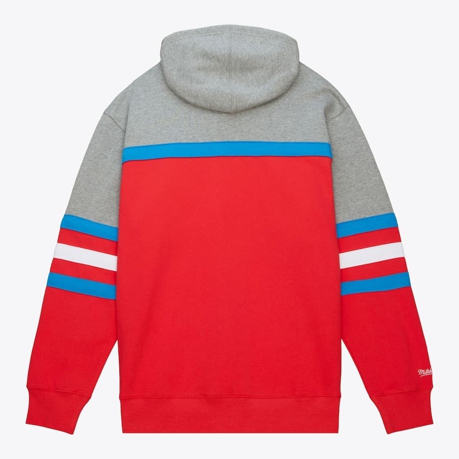 Худи Mitchell & Ness Red Quebec Nordiques Head Coach Pullover Hoodie