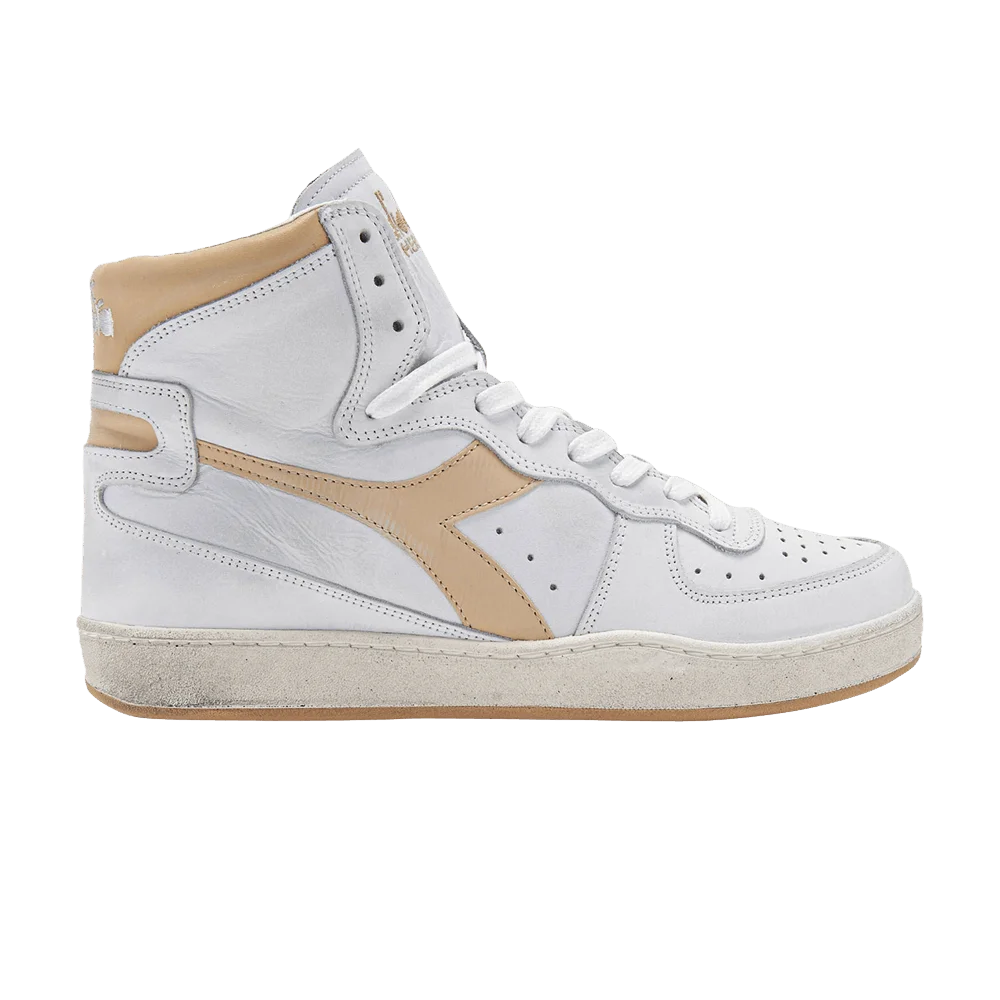 Krossovki-Diadora-Mi-Basket-Used-White-Beige