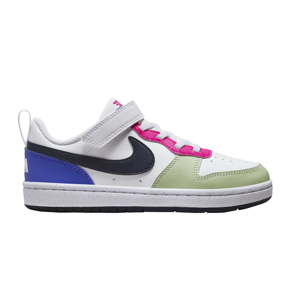 Кроссовки Nike Court Borough Low Recraft PS 'Honeydew Pink Ultramarine'
