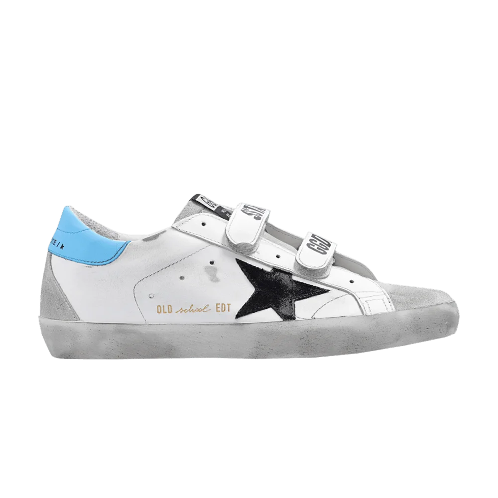Кроссовки Golden Goose Wmns Old School Touch-Strap 'White Ice'