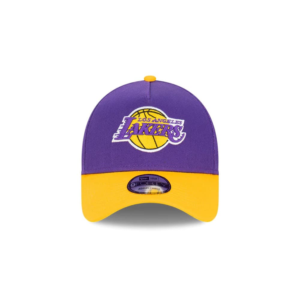 Бейсболка New Era Los Angeles Lakers Two Tone 9-FORTY A-Frame NBA Snapback Hat
