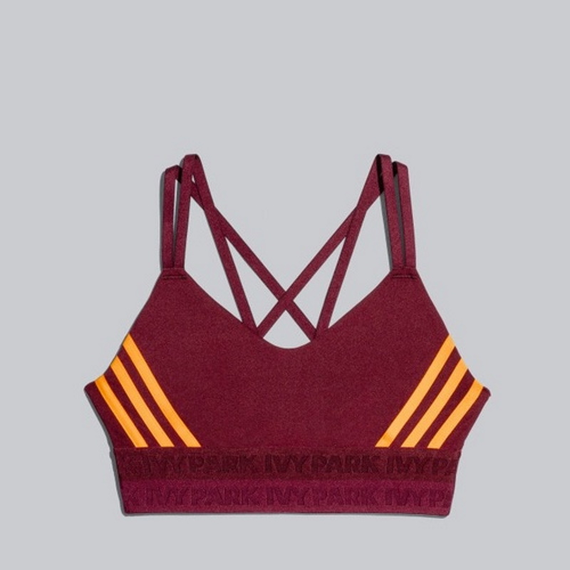 Спортивный топ adidas Ivy Park Strappy Cutout Bra Maroon/Amazon Red/Solar Orange