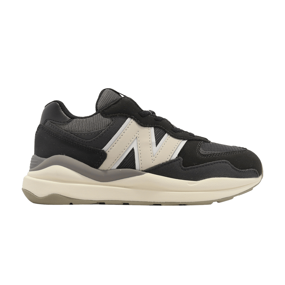 Кроссовки New Balance 57/40 Bungee Little Kid Wide 'Black Ivory'