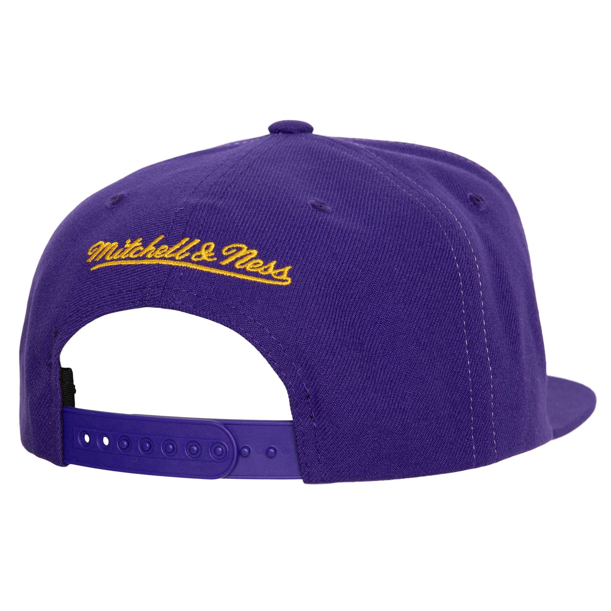 Бейсболка Mitchell & Ness Full Frontal Snapback Los Angeles Lakers Hat