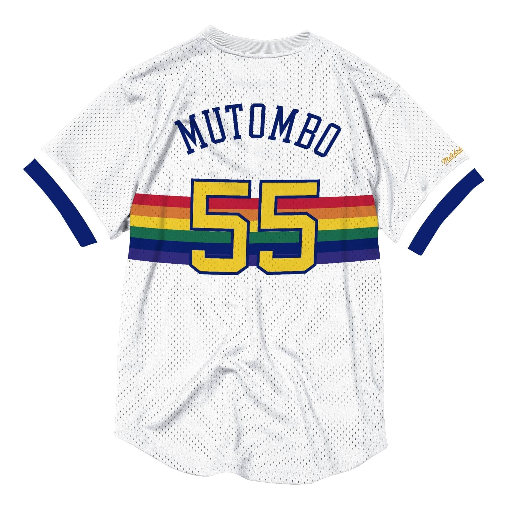 Mitchell-Ness-Name-And-Number-Mesh-Top-Denver-Nuggets-1992-93-Dikembe-Mutombo-T-Shirt-1