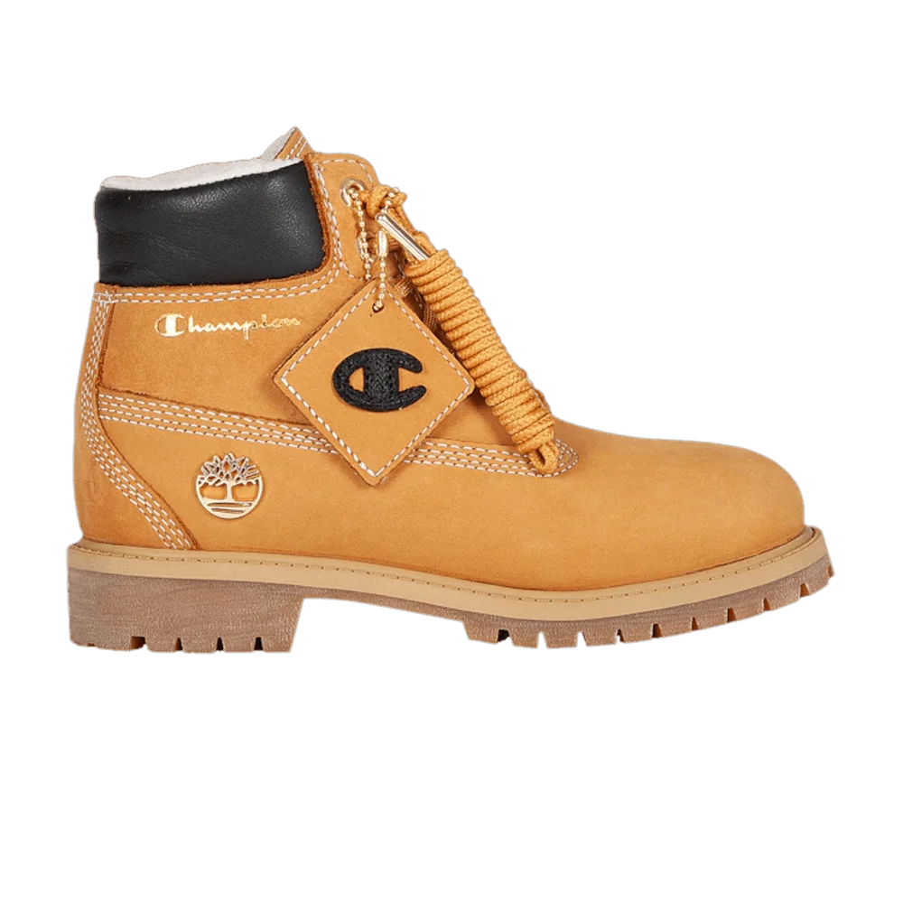Krossovki-Champion-x-Timberland-6-Inch-Premium-Junior-Wheat