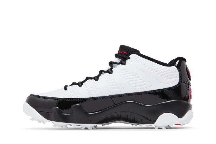 Кроссовки Air Jordan 9 Low Golf 'White Black True Red'