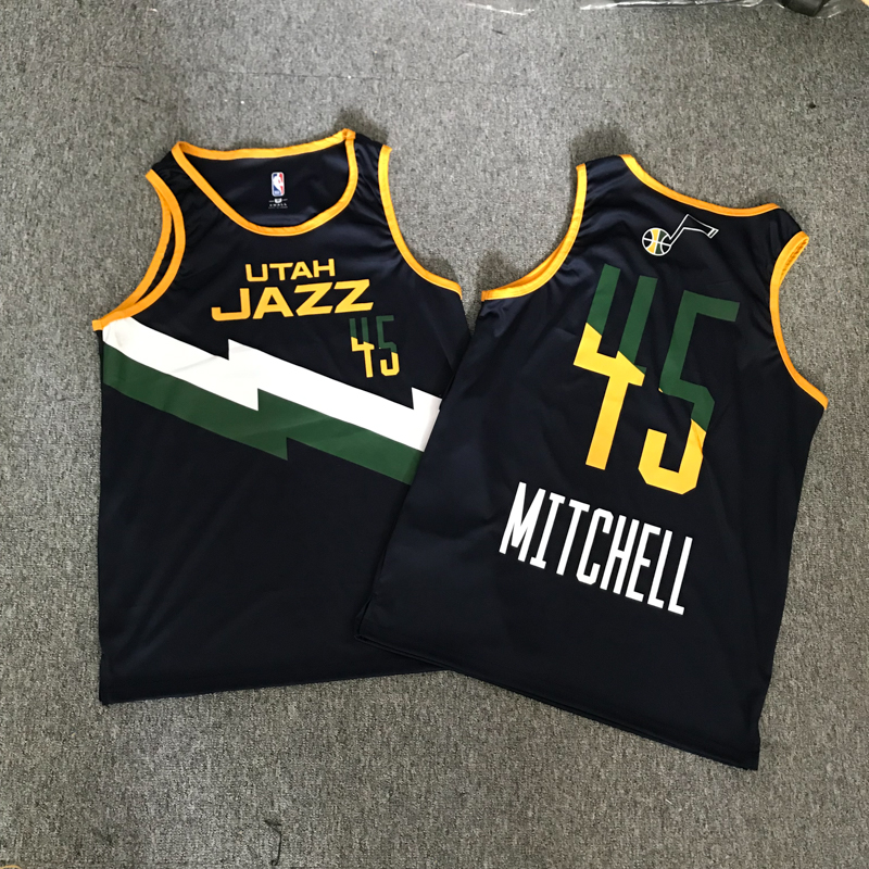 Спортивная майка Slamble 2020 Utah Jazz Black 45